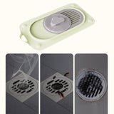 Maxbell Silicone Floor Drain Reusable Shower Drain Cover for Sinks Bathtubs Bathroom Green