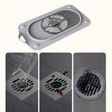Maxbell Silicone Floor Drain Reusable Shower Drain Cover for Sinks Bathtubs Bathroom Gray