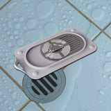 Maxbell Silicone Floor Drain Reusable Shower Drain Cover for Sinks Bathtubs Bathroom Gray
