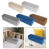 Maxbell Sofa Arm Rest Pillow Creative Waist Backrest Cushion for Reading Bed Sitting Beige