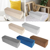 Maxbell Sofa Arm Rest Pillow Creative Waist Backrest Cushion for Reading Bed Sitting Beige