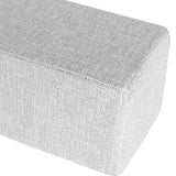 Maxbell Sofa Arm Rest Pillow Creative Waist Backrest Cushion for Reading Bed Sitting Light Grey