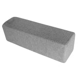 Maxbell Sofa Arm Rest Pillow Creative Waist Backrest Cushion for Reading Bed Sitting Deep Grey