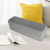 Maxbell Sofa Arm Rest Pillow Creative Waist Backrest Cushion for Reading Bed Sitting Deep Grey