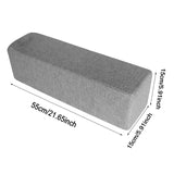 Maxbell Sofa Arm Rest Pillow Creative Waist Backrest Cushion for Reading Bed Sitting Deep Grey