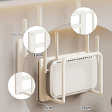 Maxbell WiFi Router Storage Box Modem Set Top Box Shelf Router Shelf for Living Room S