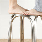 Maxbell 2Pcs Small Low Stools Foot Rest Footstools Ottomans for Kitchen Balcony Dorm