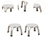 Maxbell 2Pcs Small Low Stools Foot Rest Footstools Ottomans for Kitchen Balcony Dorm