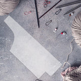 Maxbell Bag Pattern Shopping Basket Hobo Bag Sewing Template Tool 35.7cmx12cm