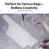 Maxbell Bag Pattern Shopping Basket Hobo Bag Sewing Template Tool 35.7cmx12cm