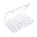 Maxbell Clear Organizer Box 36 Grids Clear Storage for Jewelry Fishing Tackles