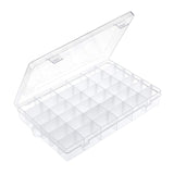 Maxbell Clear Organizer Box 36 Grids Clear Storage for Jewelry Fishing Tackles