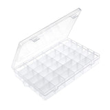 Maxbell Clear Organizer Box 36 Grids Clear Storage for Jewelry Fishing Tackles