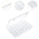 Maxbell Clear Organizer Box 36 Grids Clear Storage for Jewelry Fishing Tackles
