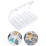 Maxbell Clear Organizer Box 36 Grids Clear Storage for Jewelry Fishing Tackles