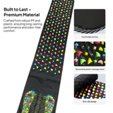 Maxbell Acupressure Mat Reflexology Walking Stone Home Foldable Foot Massage Mat Pad