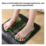 Maxbell Acupressure Mat Reflexology Walking Stone Home Foldable Foot Massage Mat Pad
