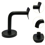 Maxbell 6Pcs Stainless Steel Handrail Brackets for Home Corridors Indoor/Outdoor Use 6cmx6cmx5cm Fixed Curved Plate