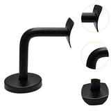 Maxbell 6Pcs Stainless Steel Handrail Brackets for Home Corridors Indoor/Outdoor Use 8cmx6cmx5cm Fixed Curved Plate