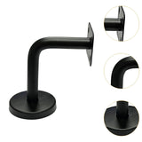 Maxbell 6Pcs Stainless Steel Handrail Brackets for Home Corridors Indoor/Outdoor Use 8cmx6cmx5cm Fixed Flat Plate