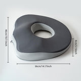 Maxbell Seat Cushion Honeycomb Design Large Pillow for Wheelchair Computer Desk