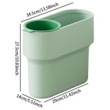 Maxbell Trash Can with Removable Mini Cup Garbage Can for Bathroom Kitchen Guestroom Green