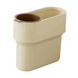 Maxbell Trash Can with Removable Mini Cup Garbage Can for Bathroom Kitchen Guestroom Yellow