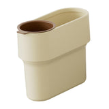 Maxbell Trash Can with Removable Mini Cup Garbage Can for Bathroom Kitchen Guestroom Yellow