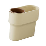 Maxbell Trash Can with Removable Mini Cup Garbage Can for Bathroom Kitchen Guestroom Yellow