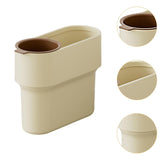 Maxbell Trash Can with Removable Mini Cup Garbage Can for Bathroom Kitchen Guestroom Yellow