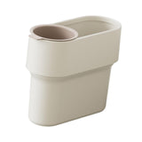 Maxbell Trash Can with Removable Mini Cup Garbage Can for Bathroom Kitchen Guestroom White