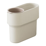 Maxbell Trash Can with Removable Mini Cup Garbage Can for Bathroom Kitchen Guestroom White