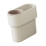 Maxbell Trash Can with Removable Mini Cup Garbage Can for Bathroom Kitchen Guestroom White