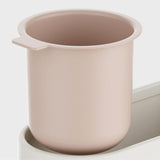 Maxbell Trash Can with Removable Mini Cup Garbage Can for Bathroom Kitchen Guestroom White