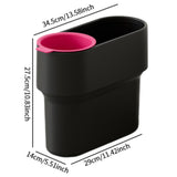 Maxbell Trash Can with Removable Mini Cup Garbage Can for Bathroom Kitchen Guestroom Black