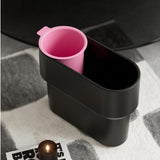 Maxbell Trash Can with Removable Mini Cup Garbage Can for Bathroom Kitchen Guestroom Black