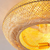 Maxbell Ceiling Fan with Light Bohemian Adjustable for Dining Room Farmhouse Kitchen