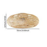 Maxbell Ceiling Fan with Light Bohemian Adjustable for Dining Room Farmhouse Kitchen