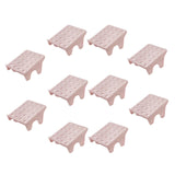 Maxbell 10Pcs Shoe Rack Organization Storage Shelf Display Stand for Entryway Garage Pink