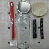Maxbell Sourdough Starter Kit Tool Glass Measuring Cup for Coffee Kitchen Bakery 730ml