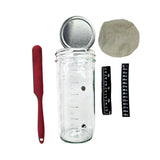 Maxbell Sourdough Starter Kit Tool Glass Measuring Cup for Coffee Kitchen Bakery 730ml