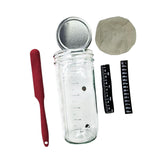 Maxbell Sourdough Starter Kit Tool Glass Measuring Cup for Coffee Kitchen Bakery 730ml