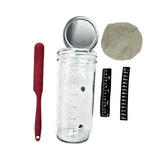 Maxbell Sourdough Starter Kit Tool Glass Measuring Cup for Coffee Kitchen Bakery 730ml