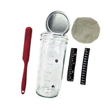 Maxbell Sourdough Starter Kit Tool Glass Measuring Cup for Coffee Kitchen Bakery 730ml