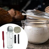Maxbell Sourdough Starter Kit Tool Glass Measuring Cup for Coffee Kitchen Bakery 730ml