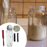 Maxbell Sourdough Starter Kit Tool Glass Measuring Cup for Coffee Kitchen Bakery 730ml