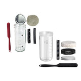 Maxbell Sourdough Starter Kit Tool Glass Measuring Cup for Coffee Kitchen Bakery 730ml