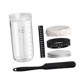 Maxbell Sourdough Starter Kit Tool Glass Measuring Cup for Coffee Kitchen Bakery 1000ml