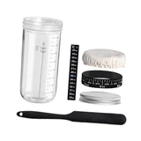 Maxbell Sourdough Starter Kit Tool Glass Measuring Cup for Coffee Kitchen Bakery 1000ml