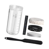 Maxbell Sourdough Starter Kit Tool Glass Measuring Cup for Coffee Kitchen Bakery 1000ml